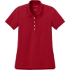 Custom Port Authority Womens Dry Zone Stain-Release Grid Polo Rich Red