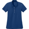 Custom Port Authority Womens Dry Zone Stain-Release Grid Polo Royal Blue