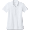Custom Port Authority Womens Dry Zone Stain-Release Grid Polo White