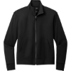Custom Port Authority Womens C-FREE Double Knit Full-Zip Deep Black