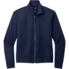 Custom Port Authority Womens C-FREE Double Knit Full-Zip True Navy Blue