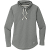 Custom New Era Womens Sueded Cotton Blend Cowl Tee Shadow Grey He