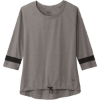 Custom New Era Womens Tri-Blend 3/4-Sleeve Tee ShGy/BlkSd