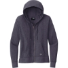Custom New Era Womens Thermal Full-Zip Hoodie True Navy Blue Heather