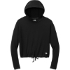 Custom New Era Womens Power Long Sleeve Hoodie Black