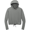 Custom New Era Womens Power Long Sleeve Hoodie Shadow Gray Heather
