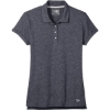 Custom New Era Womens Slub Twist Polo True Navy Blue Twist
