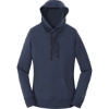 Custom New Era Womens French Terry Pullover Hoodie. True Navy Blue