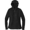 Custom New Era Womens French Terry Full-Zip Hoodie. Black