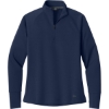 Custom New Era Womens Stand Out 1/4-Zip True Navy Blue