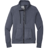 Custom New Era Womens Performance Terry Full-Zip Cowl True Navy Blue Heather