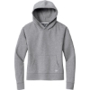 Custom New Era Womens Comeback Fleece Pullover Hoodie Athletic Heather Gray