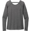 Custom OGIO Womens Force Long Sleeve Tee Gear Grey Hthr