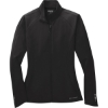 Custom OGIO Womens Radius Full-Zip. Blacktop Black