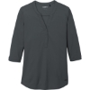 Custom OGIO Womens Jewel Henley Diesel Grey