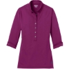 Custom OGIO Womens Gauge Polo. Berry Burst Red