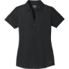 Custom OGIO Womens Onyx Polo. Blacktop Black