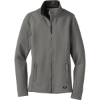 Custom OGIO Womens Grit Fleece Jacket. Gear Grey