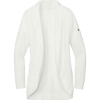 Custom OGIO Womens Luuma Cocoon Fleece. Ivory Snow White