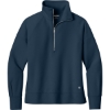 Custom OGIO Womens Luuma 1/2-Zip River Blue Navy