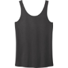 Custom Port & Co Womens Beach Wash Garment-Dyed Tank Coal Black