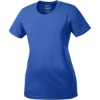 Custom Port & Co Womens Performance Tee. Royal Blue