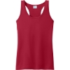 Custom Port & Co Womens Performance Tank Red