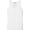 Custom Port & Co Womens Performance Tank White