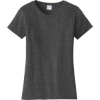 Custom Port & Co Womens Fan Favorite Tee. Dark Hthr Grey