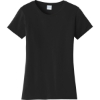 Custom Port & Co Womens Fan Favorite Tee. Jet Black