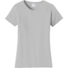 Custom Port & Co Womens Fan Favorite Tee. Silver
