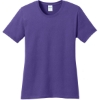 Custom Port & Co Womens Core Cotton Tee. Purple
