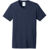 Custom Port & Co Womens Core Blend Tee. Navy Blue