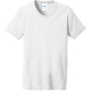 Custom Port & Co Womens Core Blend Tee. White