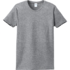 Custom Port & Co Womens Essential Tee. Athletic Heather Gray
