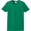 Custom Port & Co Womens Essential Tee. Kelly Green