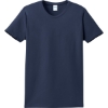 Custom Port & Co Womens Essential Tee. Navy Blue