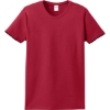 Custom Port & Co Womens Essential Tee. Red