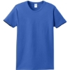 Custom Port & Co Womens Essential Tee. Royal Blue