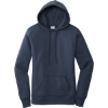 Custom Port & Co Womens Core Fleece Pullover Hooded Sweatshirt Navy Blue