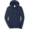 Custom Port & Co Womens Core Fleece Full-Zip Hooded Sweatshirt. Navy Blue