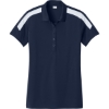 Custom Sport-Tek Womens Competitor United Polo True Navy Blue/White