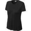 Custom Sport-Tek Womens PosiCharge Competitor Tee. Black
