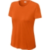 Custom Sport-Tek Womens PosiCharge Competitor Tee. Deep Orange