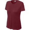 Custom Sport-Tek Womens PosiCharge Competitor Tee. Maroon Red