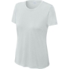 Custom Sport-Tek Womens PosiCharge Competitor Tee. Silver