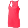 Custom Sport-Tek Womens PosiCharge Competitor Racerback Tank. Hot Coral Red