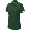 Custom Sport-Tek Womens Club Colorblock Polo Forest Green/White