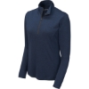 Custom Sport-Tek Womens Endeavor 1/2-Zip Pullover. Dark Royal Blue Heather