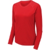 Custom Sport-Tek Womens Long Sleeve Rashguard Tee. True Red
